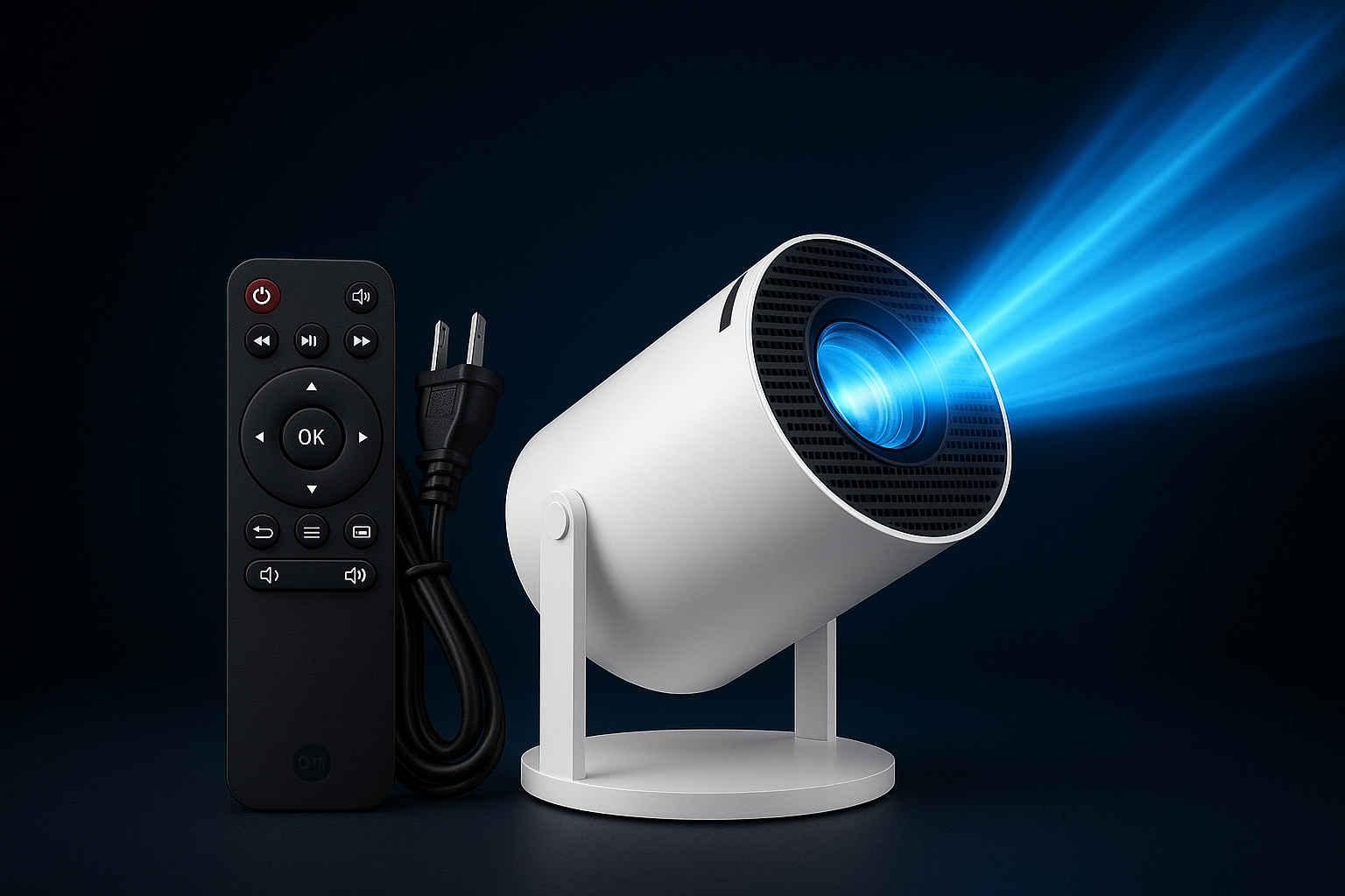 Experience Stunning 8K Visuals with the HY300 Pro Projector - Android 14, Dual WiFi6, and Bluetooth 5.4 for Ultimate Home Cinema and Outdoor Entertainment